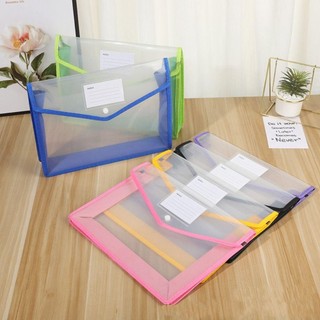 Túi đựng tài liệu ALMA1, Túi PVC Dung tích lớn Thư mục tập tin A4, Túi lưu trữ văn phòng phẩm chống nước chất lượng cao Thư mục phong bì Đồ dùng học tập
