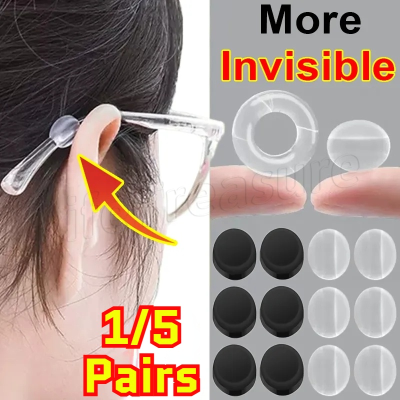 [đặc Trưng] anti-fall eyewear holder / glasses temple tips sleeve fixed ...