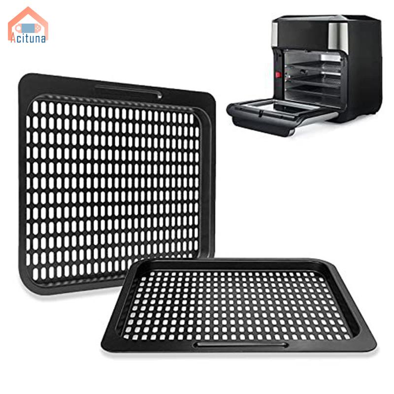 Giá nướng nồi chiên điện acituna để nướng & chiên giòn thực phẩm nướng bbq chảo nướng