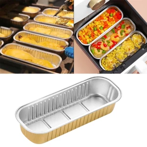 Mya 5 Chiếc Hộp Giấy Thiếc Nồi Chiên Không Khí Lò Nướng Gia Đình Hộp Giấy Thiếc Để Nướng Thịt Nướng
