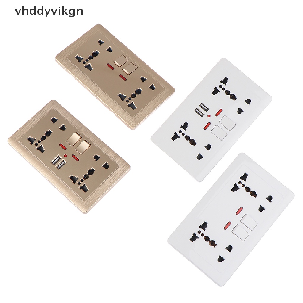 Ổ Cắm Điện Gắn Tường 5 Cổng USB 2.1A Tiện Dụng