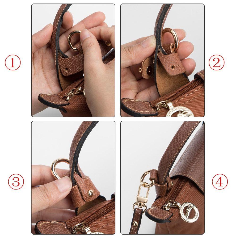 HOBBYIN Dây Đeo Túi Xách Bằng Da Thật Thay Thế Cho Longchamp