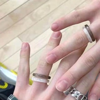 Kra 2x Acrylic Dễ Thương Bộ Nhẫn Nhiều Màu Sắc Trong Suốt Xếp Chồng Nhẫn Thẩm Mỹ