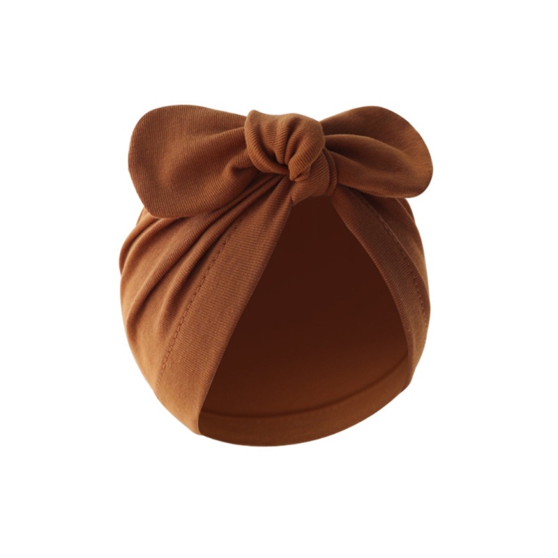 Mặt Trăng Trẻ Sơ Sinh Mũ Bò Bé Turban Mũ Lớn Không Xương Mũ Mềm Mũ Cho Bé 0-12M Bé Gái Bé Trai Thoáng Khí Bệnh Viện H