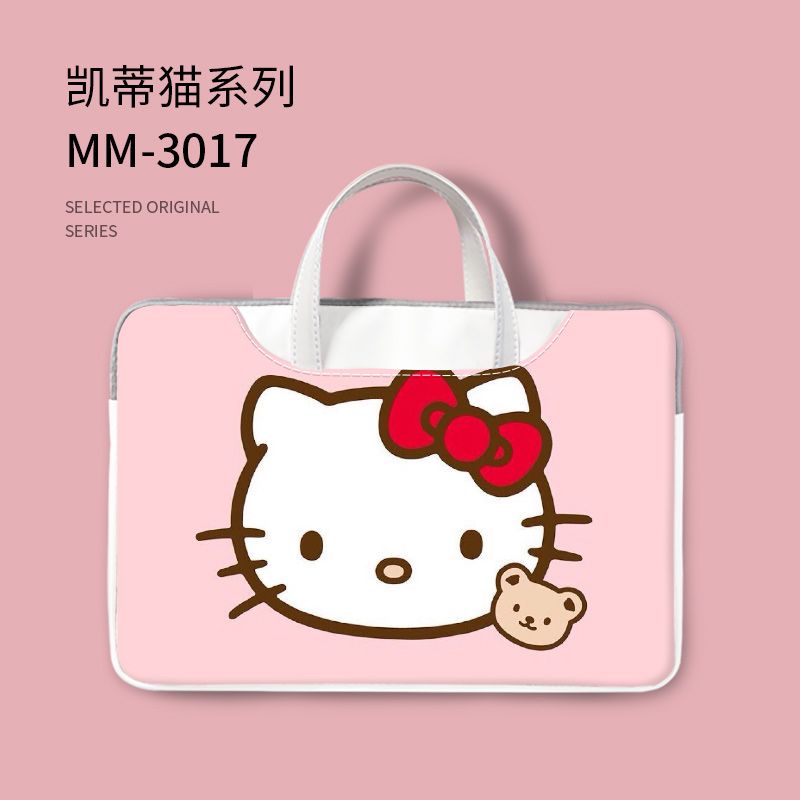 Túi Đựng Laptop Apple Lenovo Xiaomi Asus Hình Hello Kitty