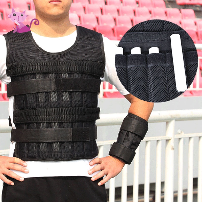 Áo Vest 20kg Có Thể Điều Chỉnh Hỗ Trợ Luyện Tập Đấm Bốc