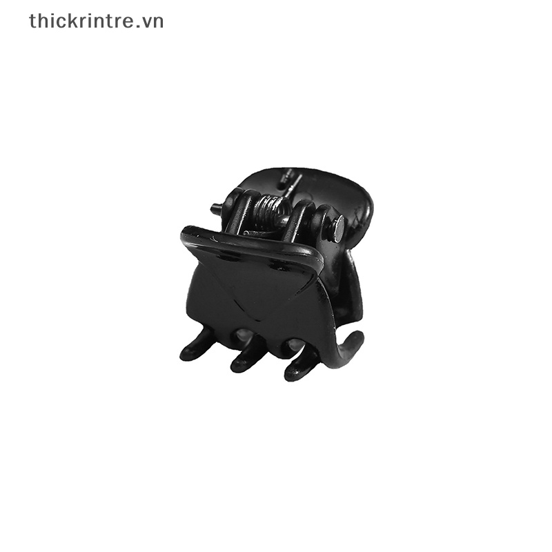 THI 10 Cái / lốc Kẹp Tóc Cho Nữ 1.0 1.5cm Nhỏ Đen Nâu Trong Suốt Móng Vuốt Nhựa Trẻ Em Tạo Kiểu Tóc Phụ Kiện VN