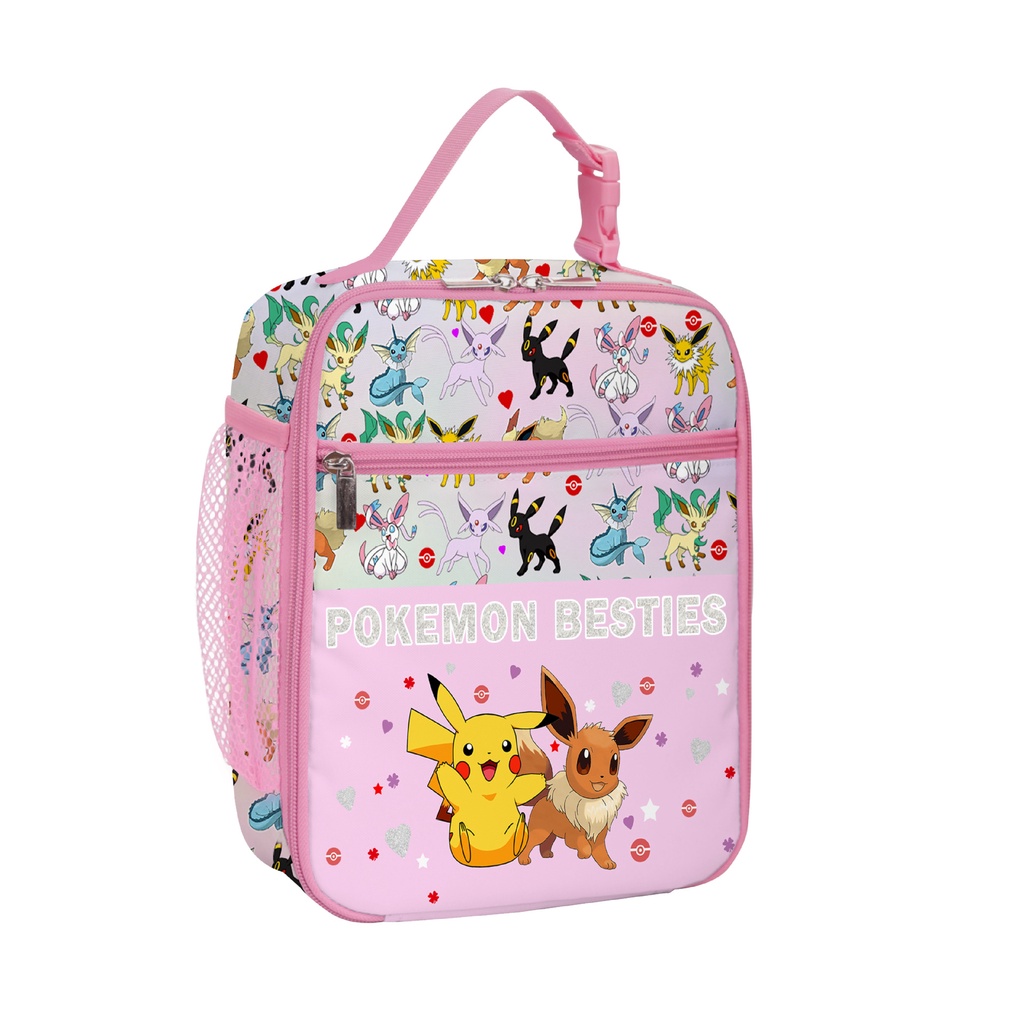 Túi vải Cỡ Lớn In Họa Tiết Hoạt Hình Pikachu Dễ Thương Cho Bé