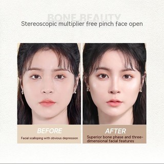 Bảng Phấn Tạo Khối NOVO 3 Màu Tự Nhiên Lâu Trôi Chống Thấm Nước Không Cân Bằng Dầu