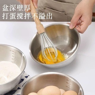 Set 3 âu inox size lớn trộn salad ướp thịt trộn bột đựng cơm canh đa năng tiện lợi