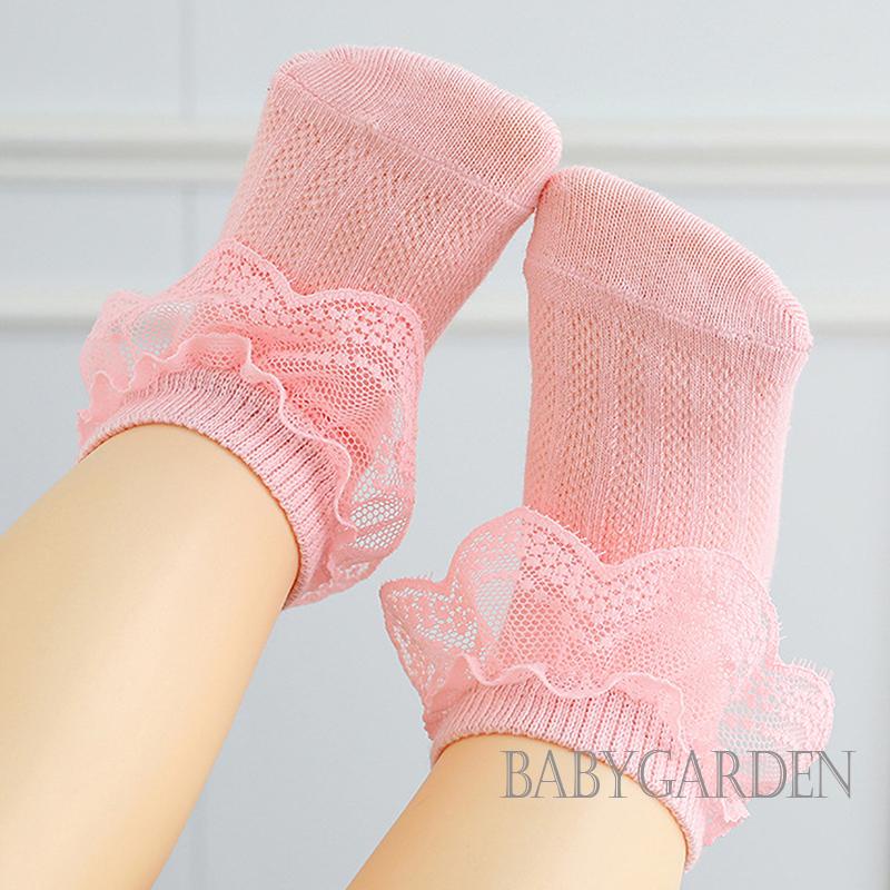 Đôi Vớ Thoáng Khí Dễ Thương Cho Bé Gái 0-12 Tuổi