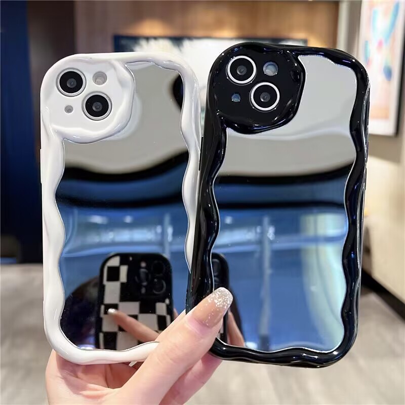 Ốp Điện Thoại Chống Sốc Tích Hợp Gương Trang Điểm Cho Samsung Galaxy S21FE S20FE S21 S22 S23 Plus Ultra 5G