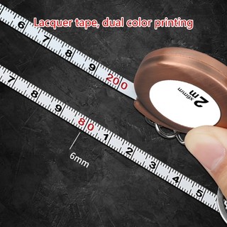Com * 2M Băng đo có thể thu vào Thước đo băng Mini có móc khóa cho nam giới Cha