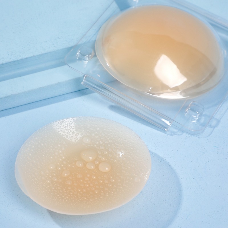 Miếng dán ngực silicone nhiệt tự thân không keo siêu mỏng, dán nhũ hoa siêu dính MDN04