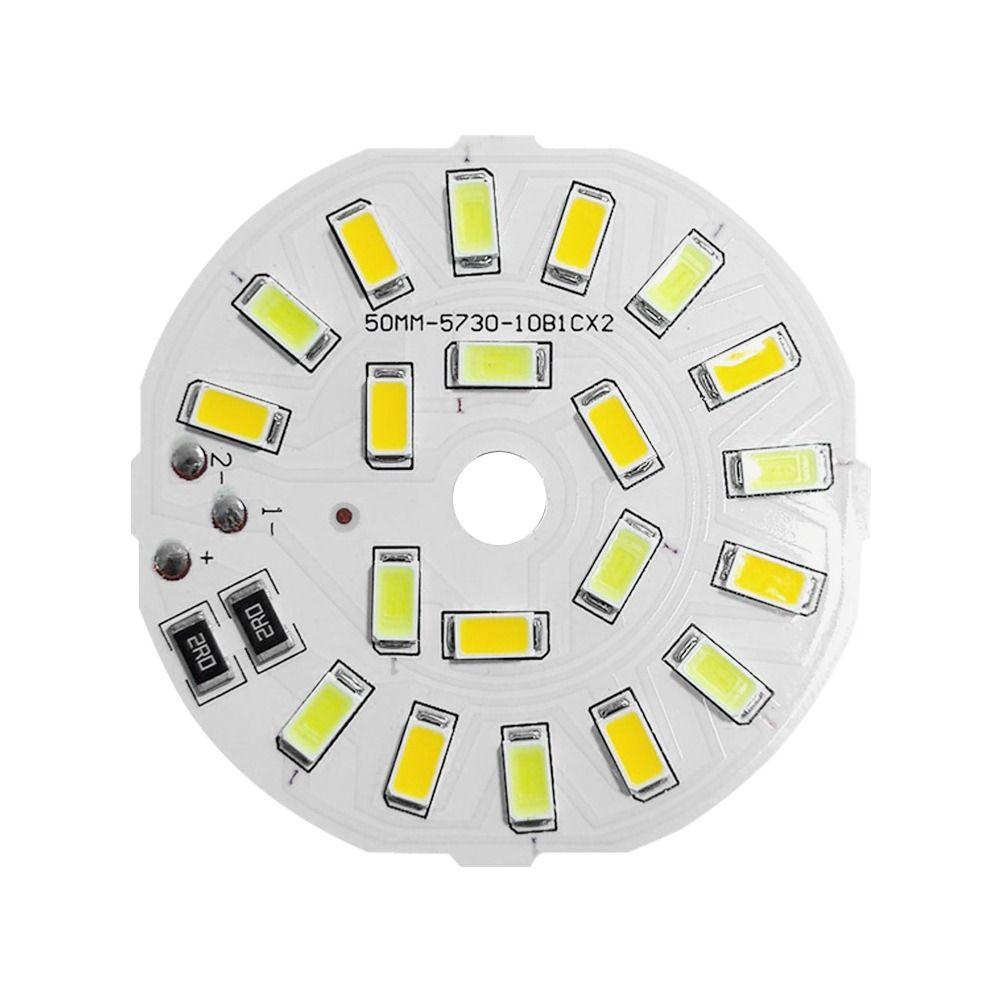 CATIYAHA 5 CHIẾC Chip Nguồn LED, Diode Phát Sáng Trắng Tròn / Trắng Ấm, Phụ Kiện 3W 5W 10W Nguồn Sáng Hạt Văn Phòng