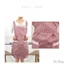 Tạp Dề cotton Viền Lá Sen Chống Thấm Nước Phù Hợp Cho Nhà Bếp