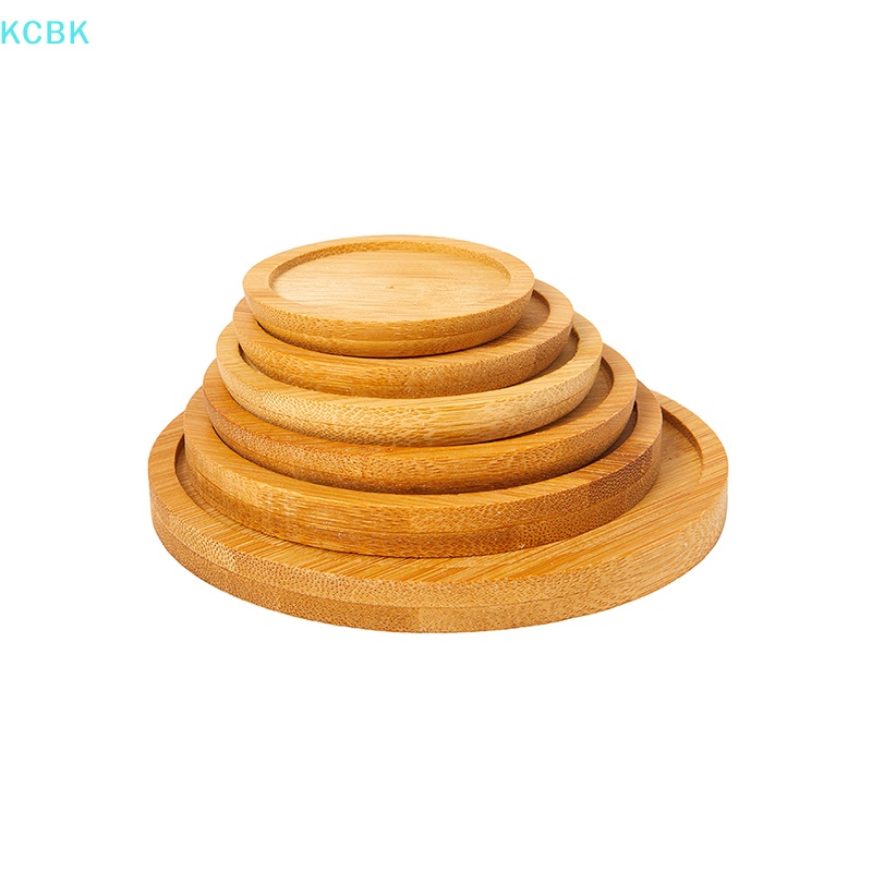 Kc 1 khay tre giá đỡ cây tròn cho dụng cụ làm vườn nồi bk