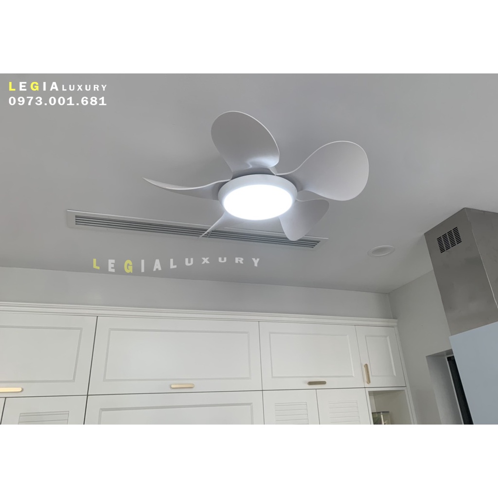Ảnh Quạt Trần Mini Gió Mạnh LÊ GIA LGFAN731T - Chiều Cao 25cm - Sải Cánh 74cm - Bảo Hành 5 Năm 4