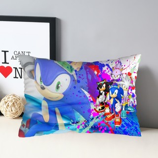 Vỏ Gối Hình Chữ Nhật Sonic The Hedgehog 2 Vỏ Sofa Polyeste In Một Mặt Trang Trí Nhà Cửa (Không Có Lõi)