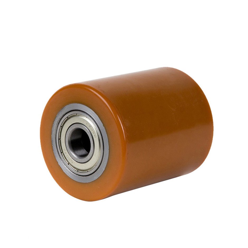 80* 70mm Lift Truck Wheel Pallet Rollers Maximum 500kg Lift Truck