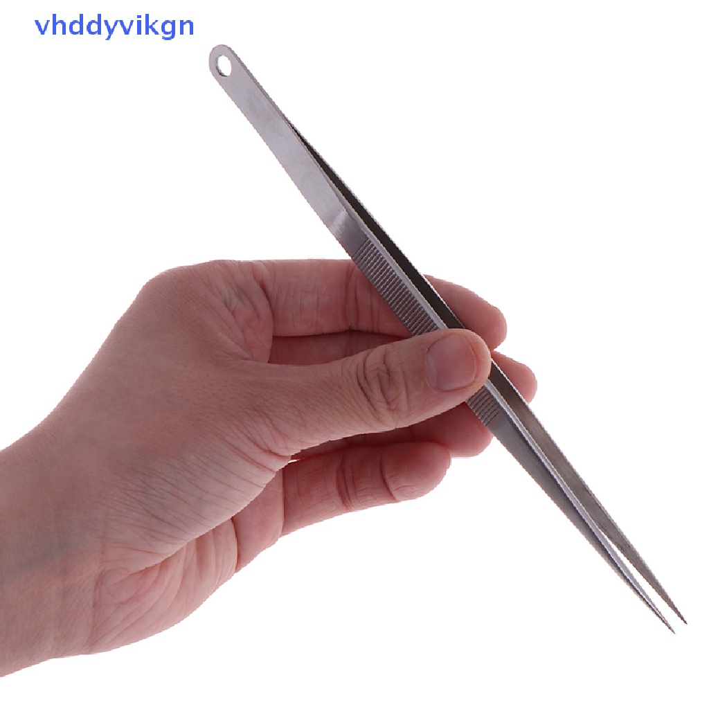 Nhíp Kẹp Mũi Nhọn Điện Tử Dài 7 "18cm Bằng Thép Không Gỉ