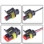 DELMER Đầu nối điện Cắm chống mài mòn Xe máy bền bỉ Nam sang Nữ Bộ cắm Nam & Nữ 1P 2P 3P 4P 5P Dây chuyển đổi