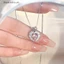 Vòng Cổ Choker Mặt Trái Tim Đính Đá Phong Cách Gothic Thời Trang Cho Nữ