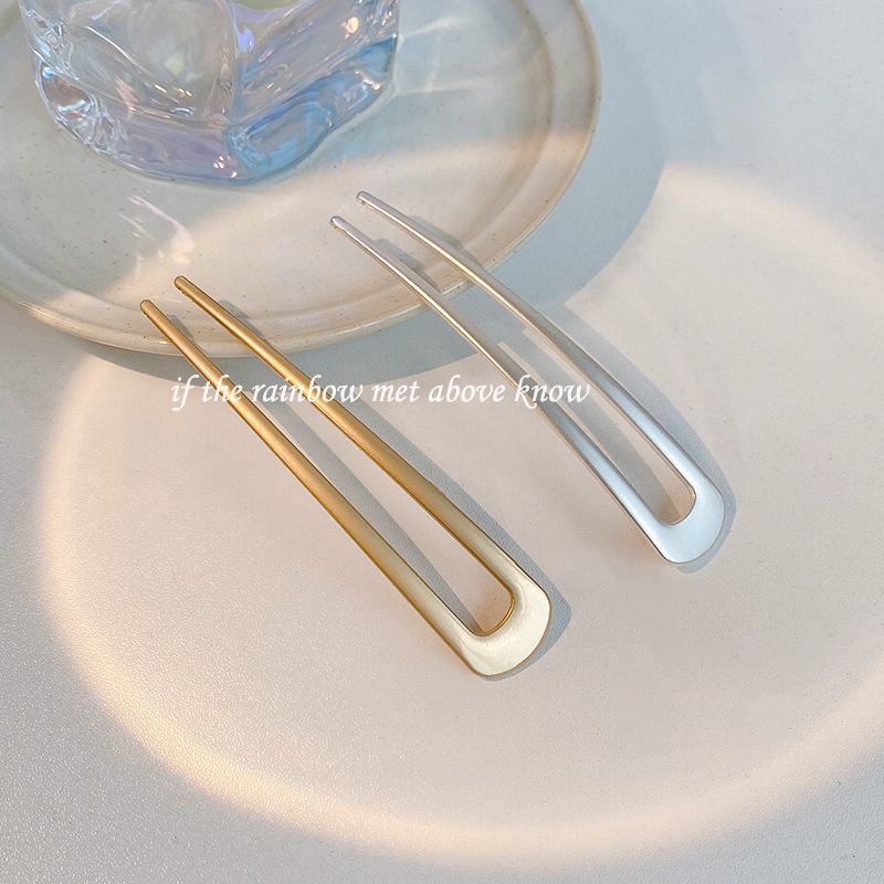 Phiên Bản Hàn Quốc Phong Cách Thời Trang Kẹp Tóc Hình Chữ u Mờ Kẹp Tóc Lớn Kẹp Tóc Nữ Phụ Kiện Siêu Cổ Tích Đơn Giản Kẹp Tóc Kẹp Tóc