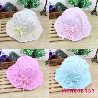 Mgg-toddler Bé Gái Cotton Mũ Chống Nắng Hoa Công Chúa Ngoài Trời Mùa Hè Xô Mũ Chống Nắng Trẻ Em Chuyến Đi Mũ