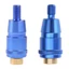 OXXGGKAO 1 Đầu Nối Cần Câu 8 Mm Vít Lưới Cho Đầu Adapter Câu Cá Hạ Cánh Harpoon Nhúng Hợp Kim Nhôm Lưới Thanh Pa