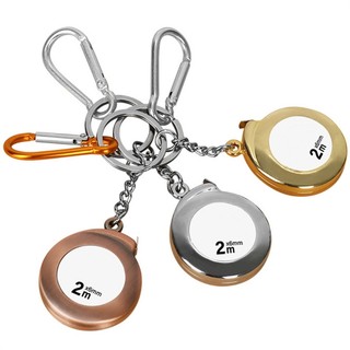 Com * 2M Băng đo có thể thu vào Thước đo băng Mini có móc khóa cho nam giới Cha