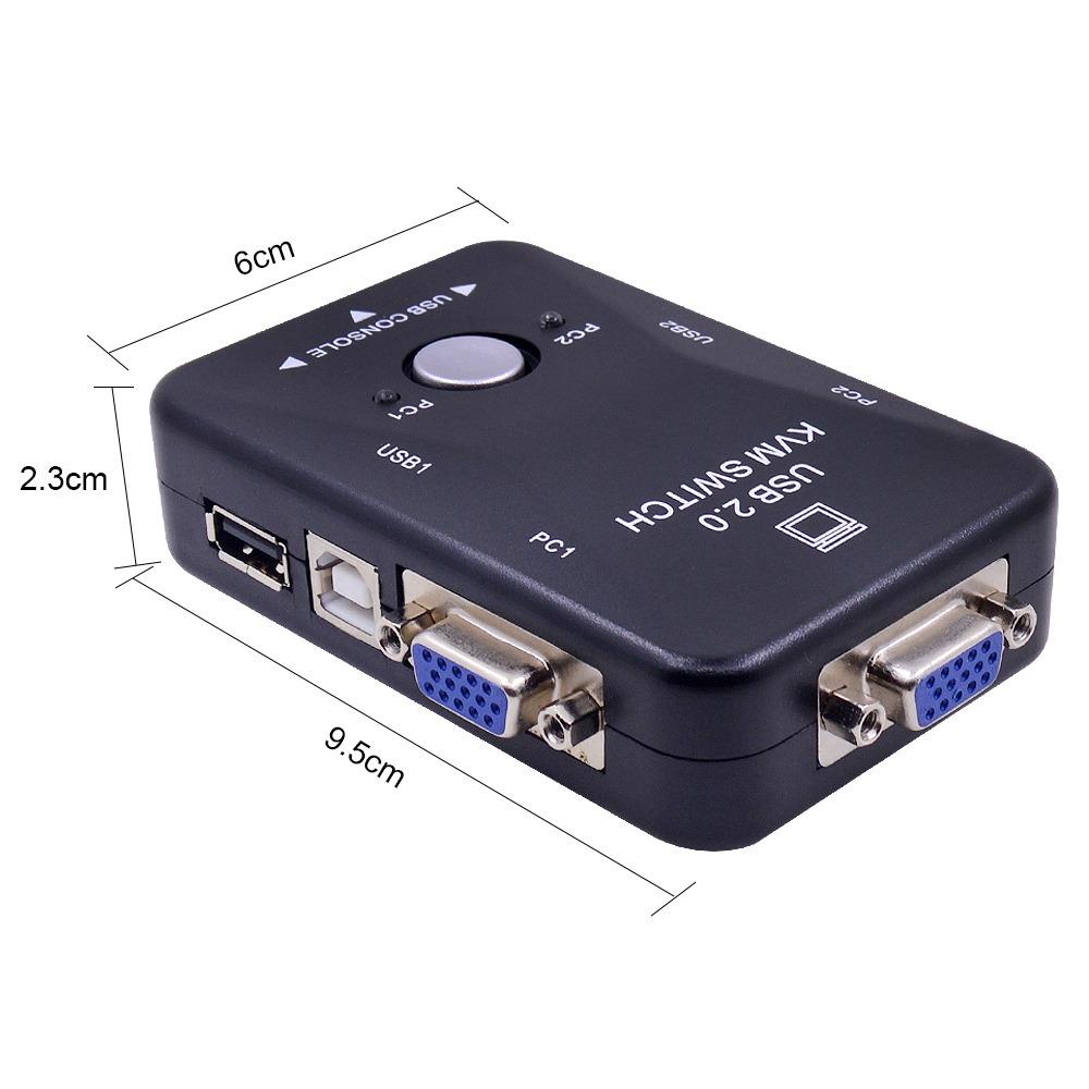 Công tắc MMULCK 2 cổng vga kvm phím chuột chia sẻ thuận tiện thao tác đơn giản usb 2.0 cho máy tính/chuột/bàn phím/đĩa u | BigBuy360 - bigbuy360.vn