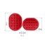 ICUCKO 4 Máy tập hàm, Máy tập hàm Quatrefoil bằng silicon, 50lbs Huấn luyện cơ mặt Nhai Bóng điêu khắc Máy tập hàm nam và nữ