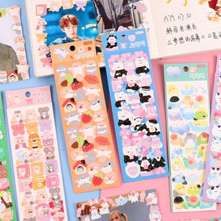 MEOWU Set 8 Sticker Phong Cách Dễ Thương Trang Trí Đồ Dùng Học Tập Vật Dụng Cá Nhân