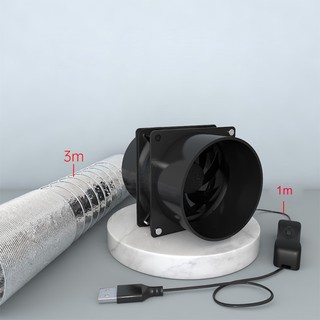 Quạt hút khói hàn USB 1 3 6M ấm cúng Quạt hút khói ESD cho gia đình và văn phòng