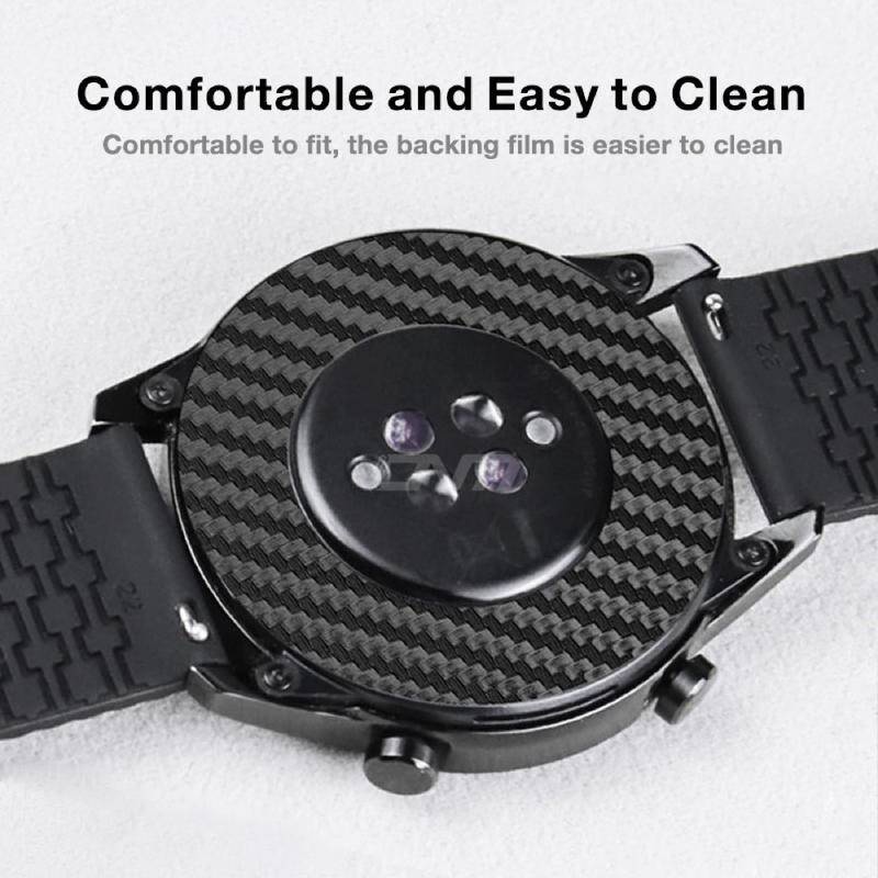 Dành Cho Huawei GT3 SE GT2 Pro ECG GT5 GT4 46mm GT Runner GT2e Chất Lượng Cao Sợi Carbon Phía Sau Phim Miếng Dán Bảo Vệ Đồng Hồ Cho Huawei Watch 4 3 Pro 46mm 48mm Buds Honor GS Pro Magic 2
