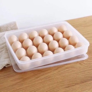 Hộp đựng trứng 24 quả có nắp đậy, khay trứng nhựa Việt Nhật bảo quản chắc chắn không vỡ ms: 6786