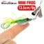 1 Mồi cá giả hình ếch 3D bằng cao su mềm 13.5cm / 9g có móc kép