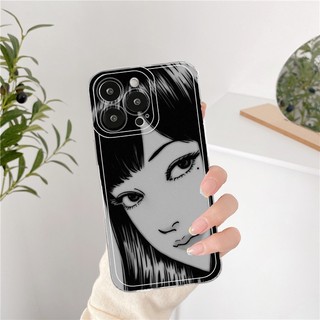 Tomie Manga Dành Cho IPhone 16 15 14 13 12 11 Pro ProMax XS XR XSmax Mini 7 8 + 7Plus 8Plus Plus SE 2020 Vỏ Mềm Silicon DCT