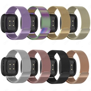 Dây Đeo Thay Thế Từ Tính Bằng Kim Loại Cho Fitbit Versa 3 Sense / Versa3