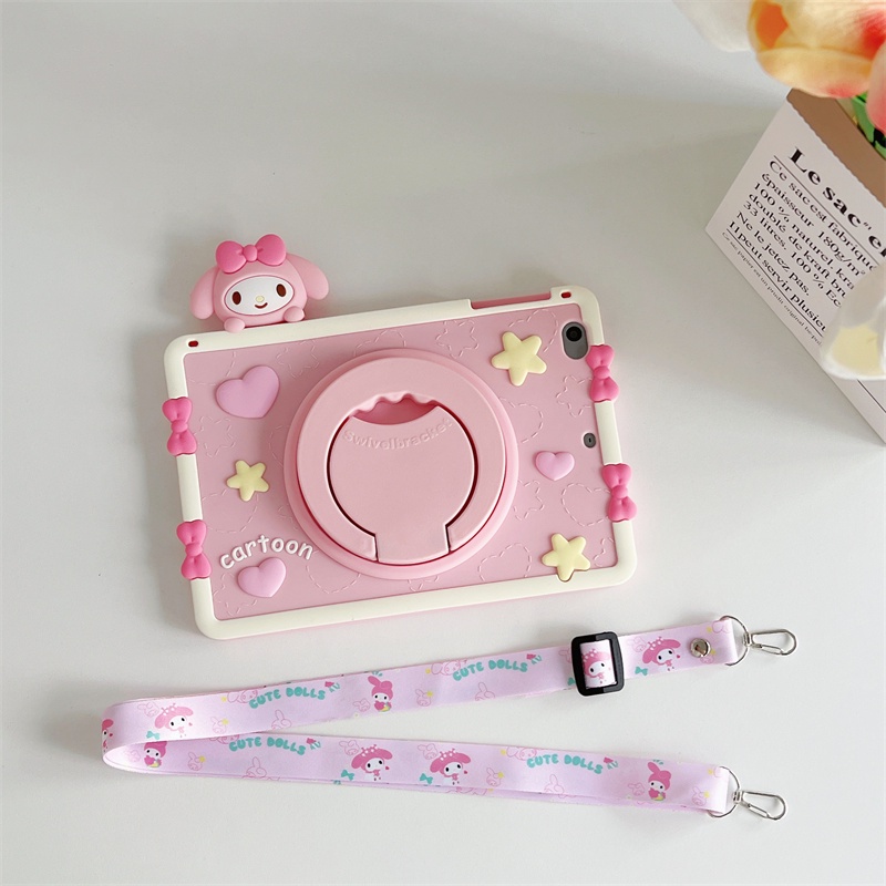 Ốp Lưng Cho Honor Pad 20 12.1 Inch 2026 HEY4-W09 / W19 Pad 10 2025 12.1 Inch Xoay 360 Độ An Toàn Trẻ Em Keo Mềm Đứng Chống Sốc Bao Dễ Thương