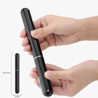 CLEARLINE Dụng cụ mở chai rượu vang Nâng cấp an toàn với máy cắt lá Thép không gỉ Pin Loại bút Dụng cụ mở vòng ngón tay Dụng cụ mở nắp chai bỏ túi