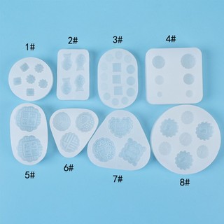 BS * DIY Pha Lê Nhựa Epoxy Khuôn Làm Bánh Sô Cô La Đường Bánh Fondant Khuôn