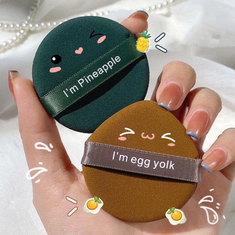 Set 7 Mút Trang Điểm Siêu Mềm Hình Tròn Có Thể Sử Dụng Dạng Ướt / Khô Dành Cho Nữ