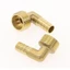 Ống GUSTAVA Barb, 1 / 8 "1 / 4" 3 / 8 "1 / 2" Khớp nối ống đồng thau PL, Ống nối khớp nối khuỷu tay bằng đồng thau bền OD 6-8mm 90 độ