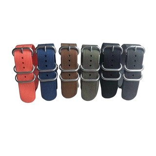 Dây đeo đồng hồ nato nylon vòng đeo tay mật độ cao 18mm 20mm 22mm 24mm chống bền dây đeo đồng hồ nam thay thế dây đeo bằng vải dệt