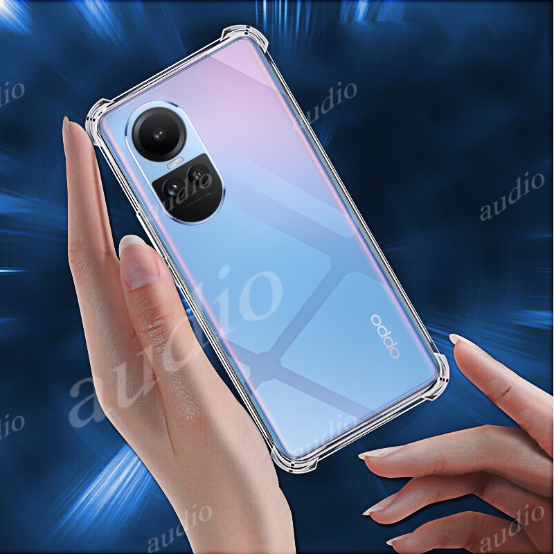 Ốp Điện Thoại Silicon TPU Mềm Trong Suốt Chống Rơi Cho Oppo Reno 11 10 Pro Plus Reno10 Pro + 5G Reno 10Pro + 10Pro +