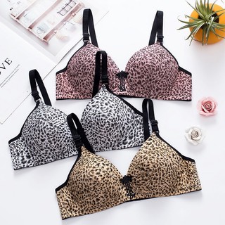 Áo Ngực Không Gọng Nâng Bigsize Nữ Áo Lót  Họa Tiết Da Báo Quyến Rũ Cho Nữ nâng ngực mềm mại thoáng khí in họa tiết da báo quyến rũ gợi cảm cho nữ
