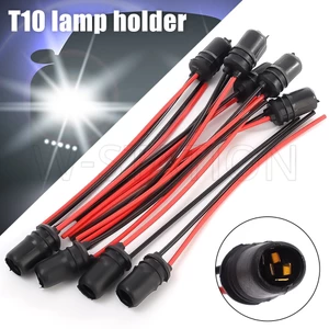 1pc t10 w5w 147 ổ cắm bóng đèn nêm ô tô / bộ chuyển đổi đầu nối dây mở rộng / đế giữ bóng đèn led / bộ phận chiếu sáng thuyền xe tải ô tô