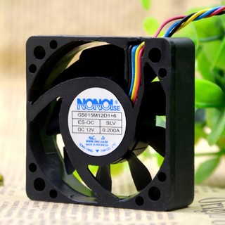 Quạt 50mm Cho NONOISE G5015M12D1 + 6 12V 0.2A 50 * 50 * 15mm 4pin Quạt Làm Mát Âm Thanh Ô Tô